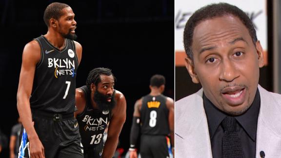 Stephen A. insists KD is more essential to the Nets than Harden