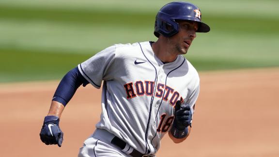 Astros batter A's 9-2 to complete four-game sweep