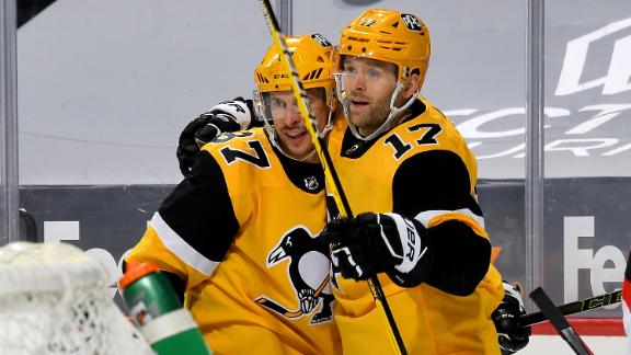 Crosby opens scoring with pinpoint goal for Penguins