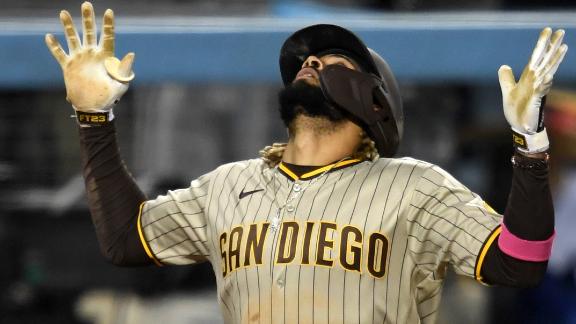 Tatis Jr. crushes two home runs off Kershaw, helps Padres best Dodgers