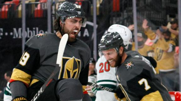 Tuch nets two goals as Golden Knights tie series with Wild