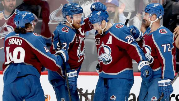 Landeskog's hat trick leads Avalanche to 7-1 win over Jets