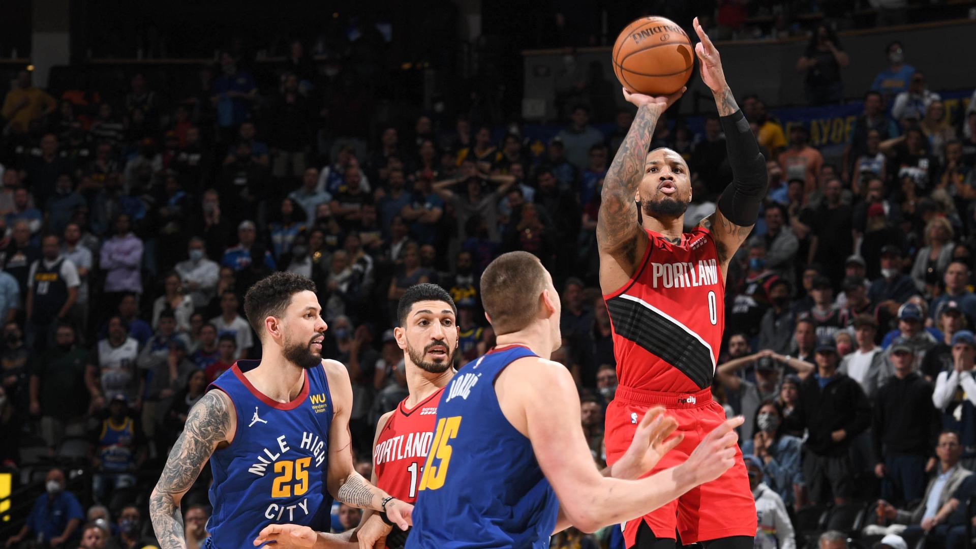 blazers vs nuggets blazers vs nuggets