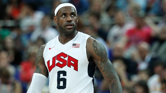 Colangelo doesn't see LeBron playing for Team USA again