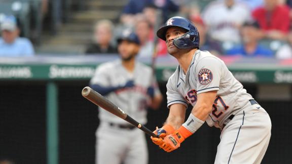 Altuve's slam quiets booing, sends Astros past Indians 7-2