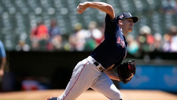 Nick Pivetta strikes out 10, pitches Red Sox past A's 1-0