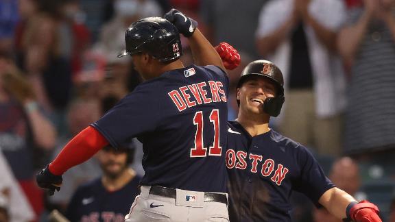 Boston Red Sox - Michael Chavis launched a HR in the top