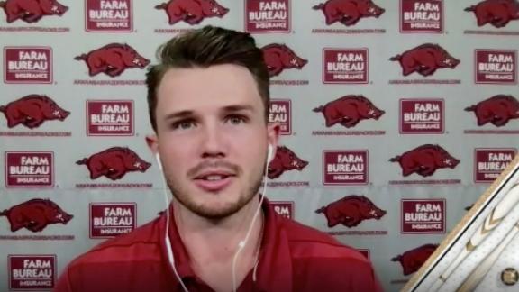 Arkansas Razorbacks' Kevin Kopps completes sweep of national