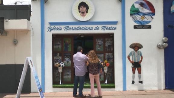 En México existe la iglesia 'Maradoniana' - ESPN Video