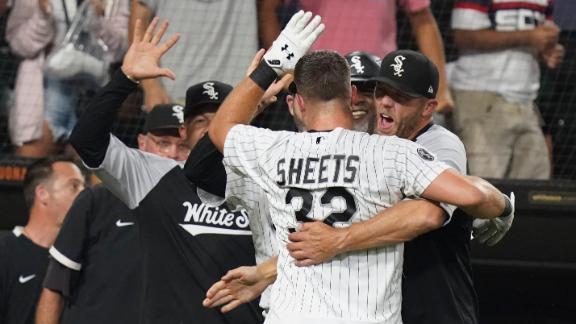Sheets' homer gives White Sox doubleheader split with Twins -  5  Eyewitness News