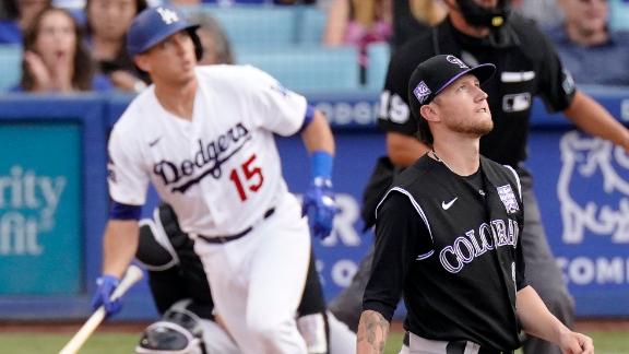 Barnes HR, Jansen bounces back as Dodgers edge Rockies 1-0