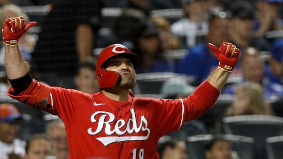 Votto homers in 7th straight game, Reds beat Mets 6-2 – KGET 17