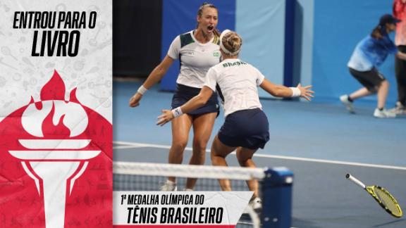 Bronze nos Jogos Olímpicos de Tóquio: Laura Pigossi e Luisa Stefani  conquistam a 1ª medalha olímpica da história do tênis brasileiro, Jogos  Olímpicos 2021