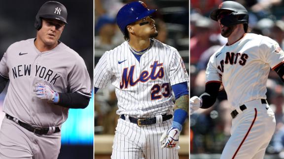 Giants' Kris Bryant helps Yankees' Anthony Rizzo, Mets' Javier Baez make  MLB history 