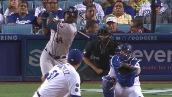 Houston Astros players heckled by fans during batting practice at