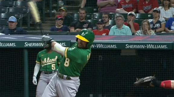 Jed Lowrie delivers go-ahead run for A's in 10th