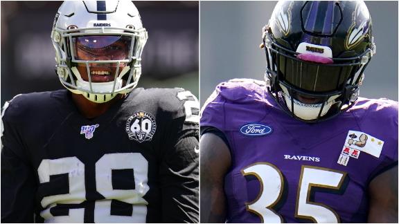 Should Fantasy Managers Draft Josh Jacobs Or Gus Edwards Espn Video Should Fantasy Managers Draft Josh Jacobs Or Gus Edwards Espn Video