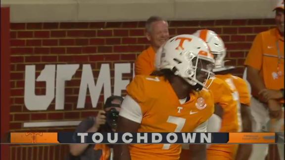 Vols double number of receivers with receptions from 2021 opener