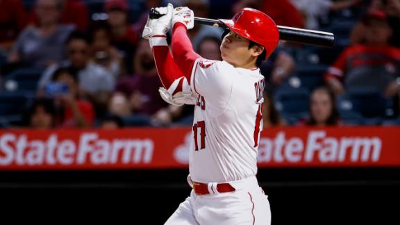 Ohtani hits MLB-high 43rd HR, Suarez CG as Angels beat Texas - ABC7 Los ...