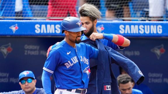 Ray fans 10, Blue Jays finish 3-game sweep of struggling A's
