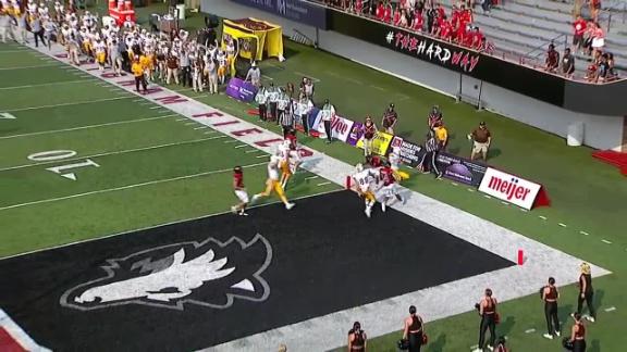 Wyoming Cowboys WR Isaiah Neyor scores first three touchdowns of his career  against Northern Illinois Huskies