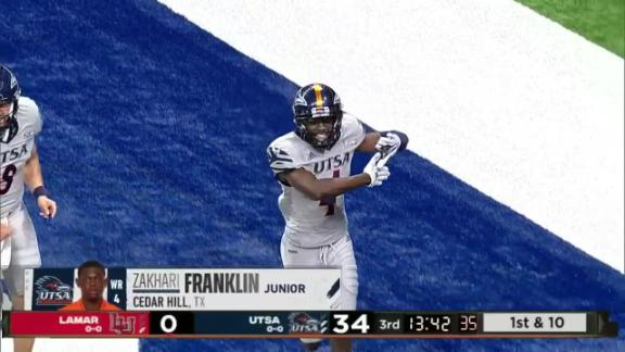 Frank Harris runs for 69-yard rushing TD - ESPN Video