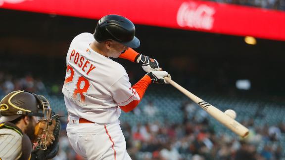 Buster Posey's three-run home run, 06/16/2021
