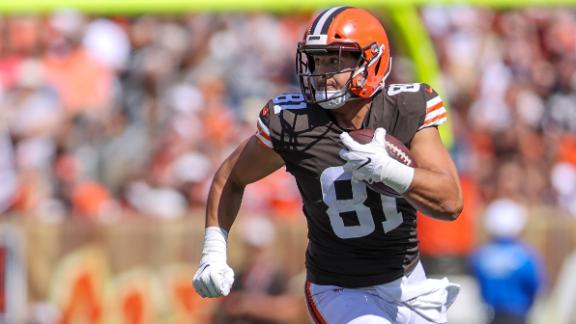 Why Austin Hooper is the only worthy Browns fantasy starter besides Chubb and Hunt