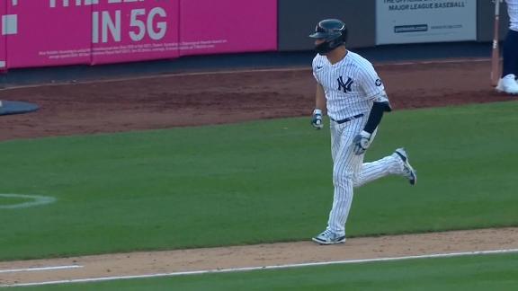 'That's not good': Gleyber doesn't hustle down line on a K