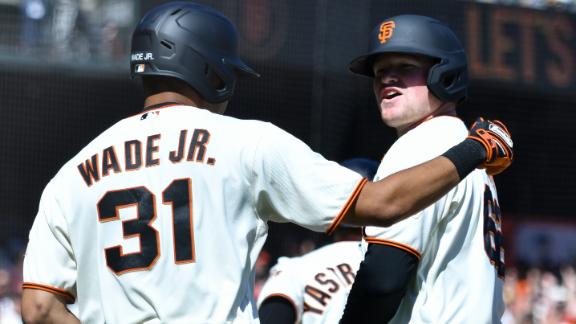 Logan Webb dominates with 8 K's, HR as Giants take the NL West