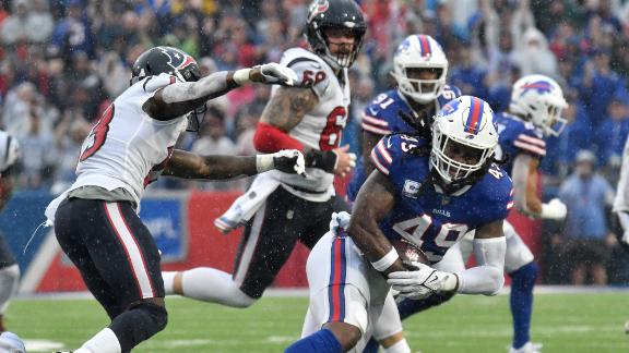 Bills force 5 turnovers, overwhelm Mills and Texans 40-0 - ABC13 Houston