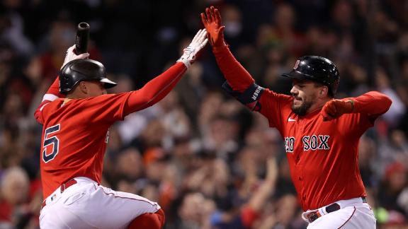 Red Sox become 1st team with 2 slams in a postseason game