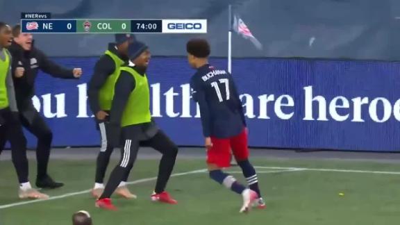 Buchanan's goal gives the Revs the win and the most points in MLS History