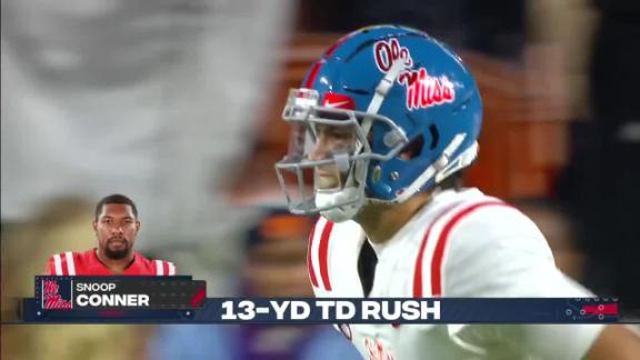 Snoop Conner rushes in for 13-yard Ole Miss TD - ESPN Video