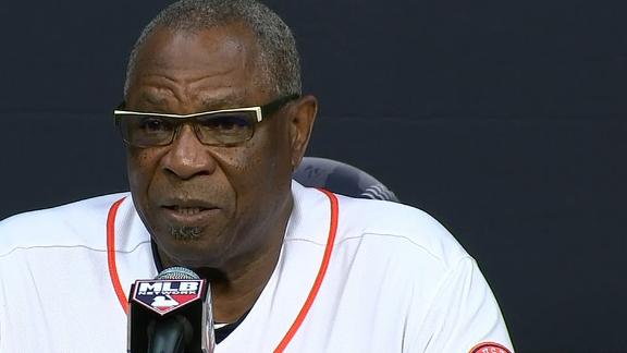 Dusty Baker on Astros' loss: 'It really hurts'