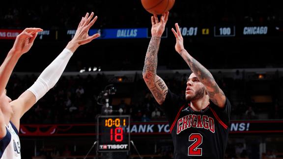 Lonzo puts on a show with seven 3-pointers in Bulls' win