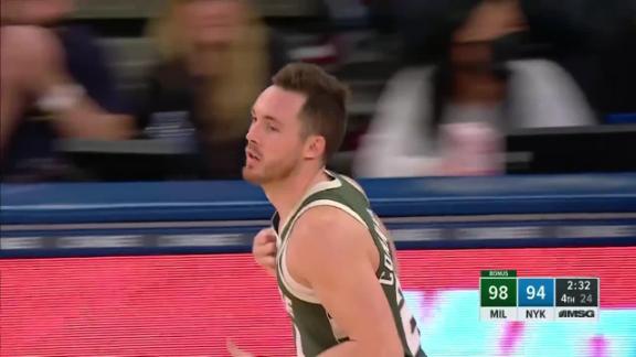 Connaughton helps Bucks recover, top Knicks after blown lead
