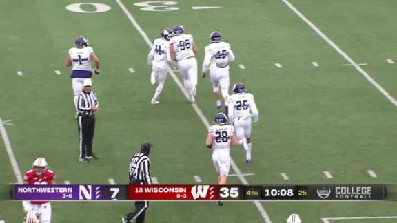 Northwestern Wildcats vs. Wisconsin Badgers: Full Highlights