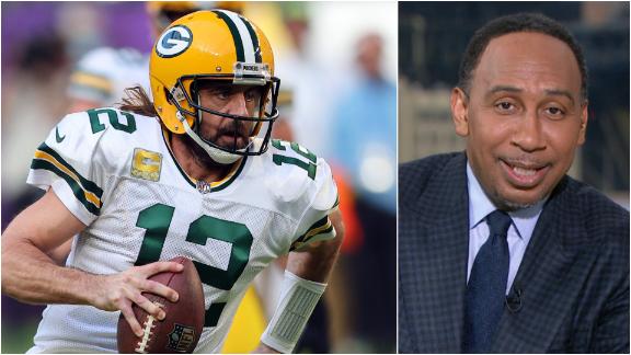Why Stephen A. is not concerned about Rodgers' toe injury