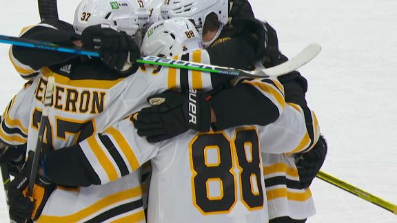 Pastrnak rips slapper to increase Bruins' lead