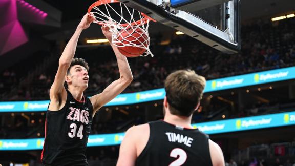 Holmgren shines on both ends in Gonzaga's win over UCLA