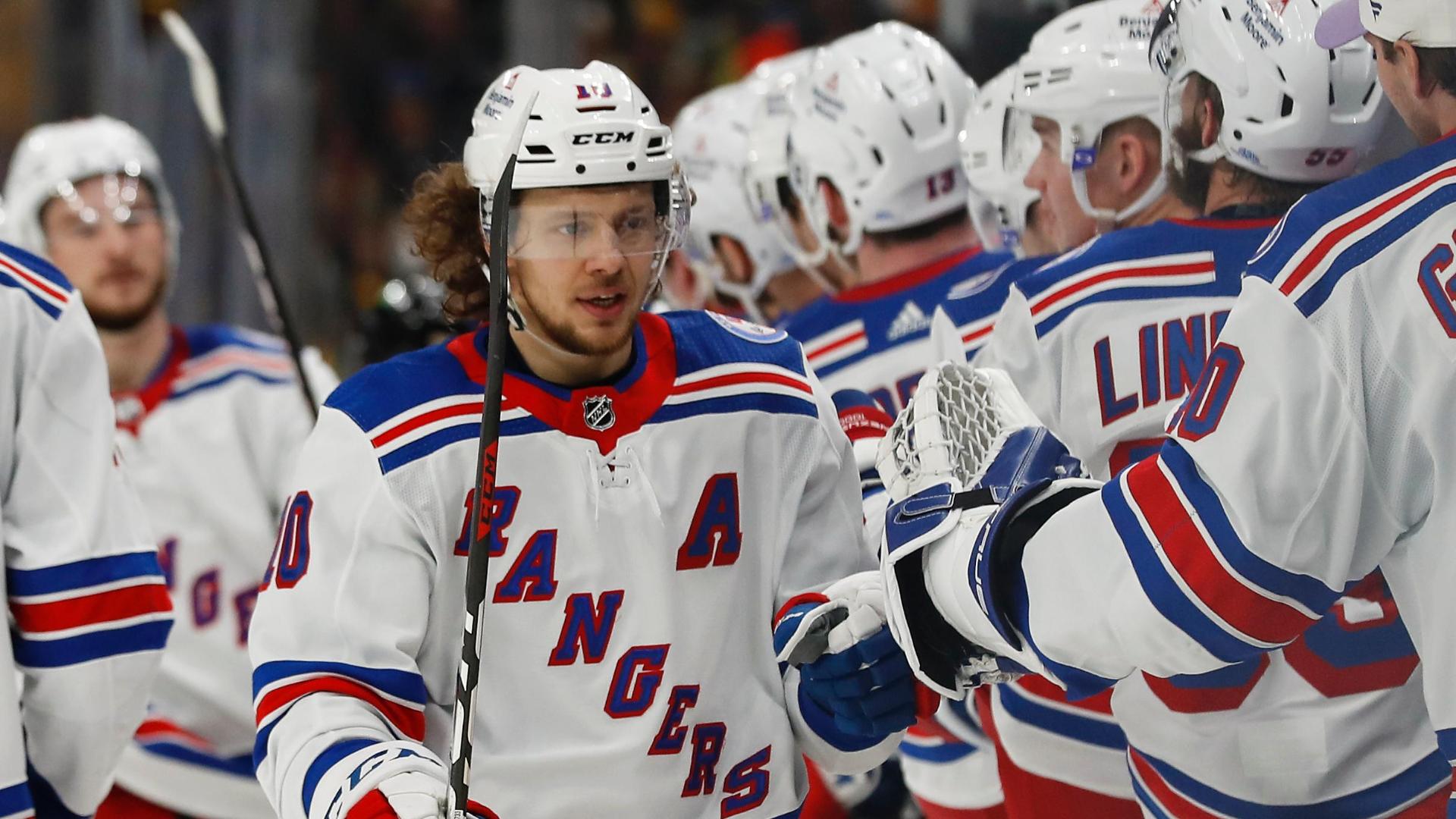 Artemi Panarin's redirect gives Rangers the lead