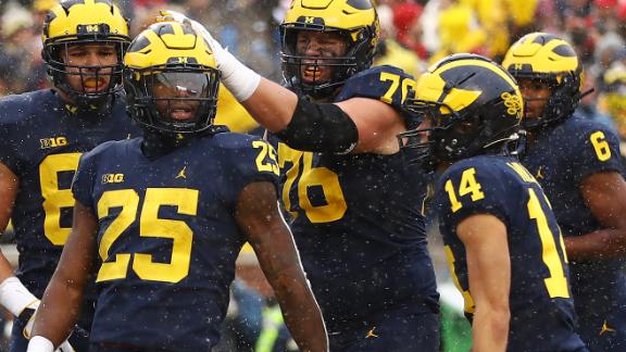 Hassan Haskins' 5 TDs lead Michigan to win over Ohio State