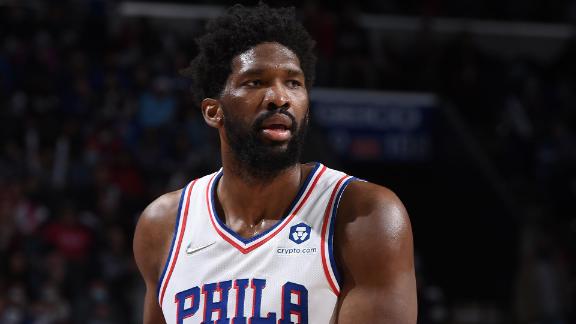 Embiid returns to playing action with 42-point, 14-rebound night