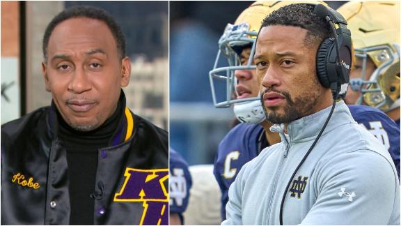 Stephen A. is very happy Marcus Freeman is Notre Dame's new coach