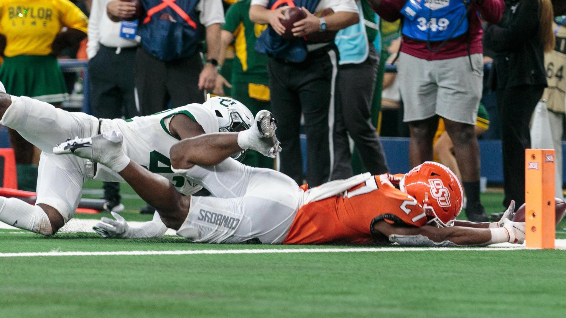Baylor overcomes late PI call, stands strong at goal line to win Big 12