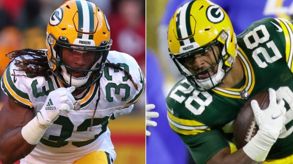 Who will have more production this week: Aaron Jones or AJ Dillon?