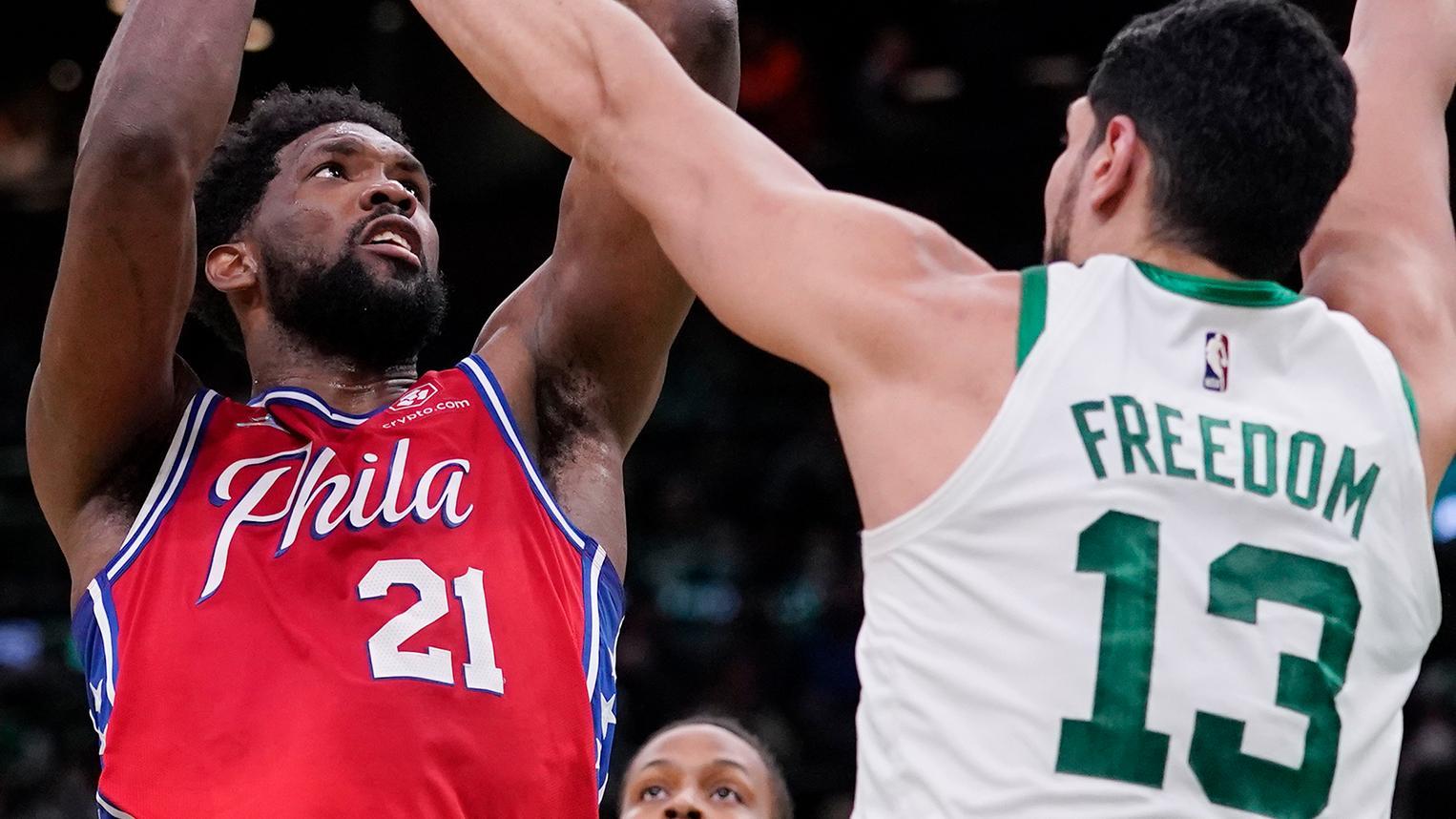 Joel Embiid puts up 41 points in Sixers' road win