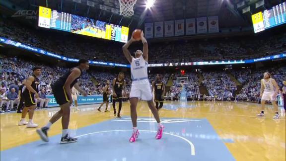 Armando Bacot hammers it home for UNC