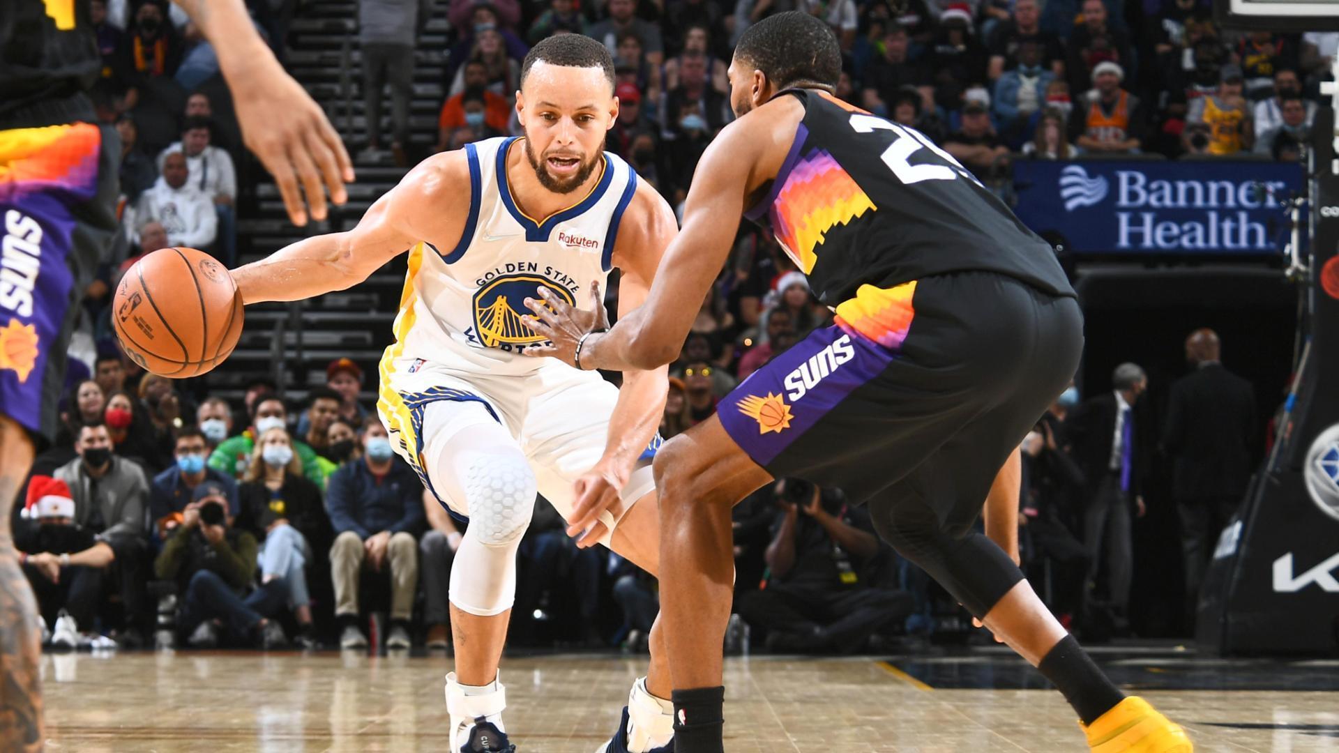 Steph hangs 33 points on Suns in Christmas Day win